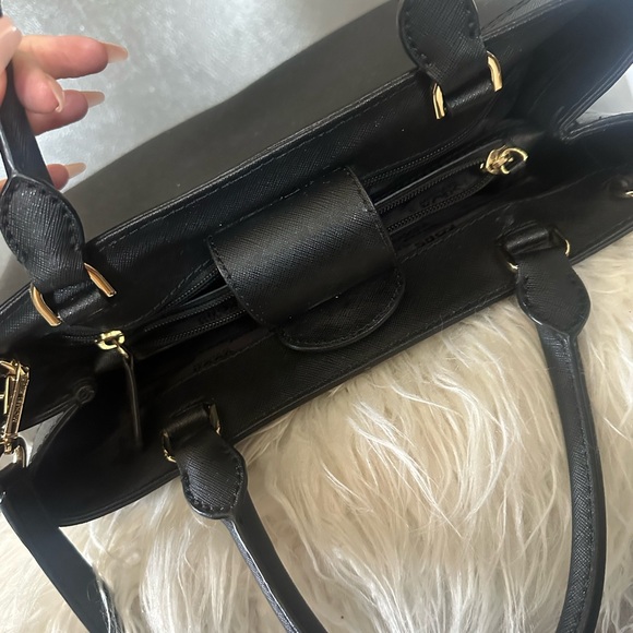 Michael Kors Hailee Crossgrain Leather Satchel - Picture 6 of 12